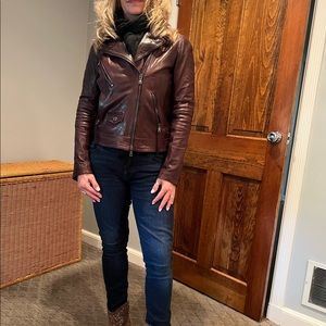 Coach leather jacket